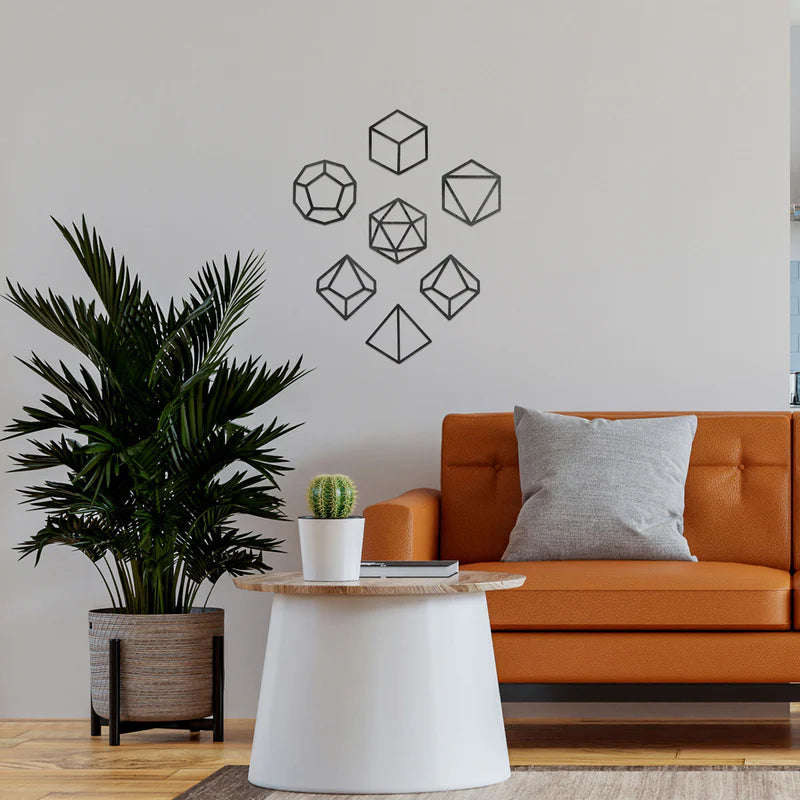 LYNX Wooden Dice Outline Décor Set (Dice Sets & Games)