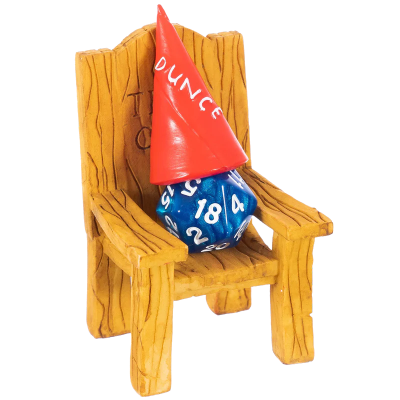 LYNX Dice Jail Chair & Dunce Hat (Dice Sets & Games)