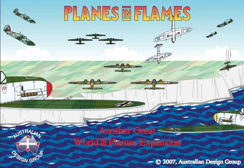 World in Flames Planes in Flames Gold (Board Games)