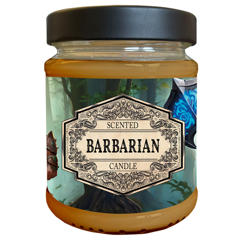 Scented Candle Barbarian with Surprise Dice (Dice Sets & Games)