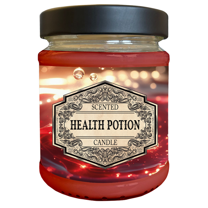 Scented Candle Health Potion with Surprise Dice (Dice Sets & Games)