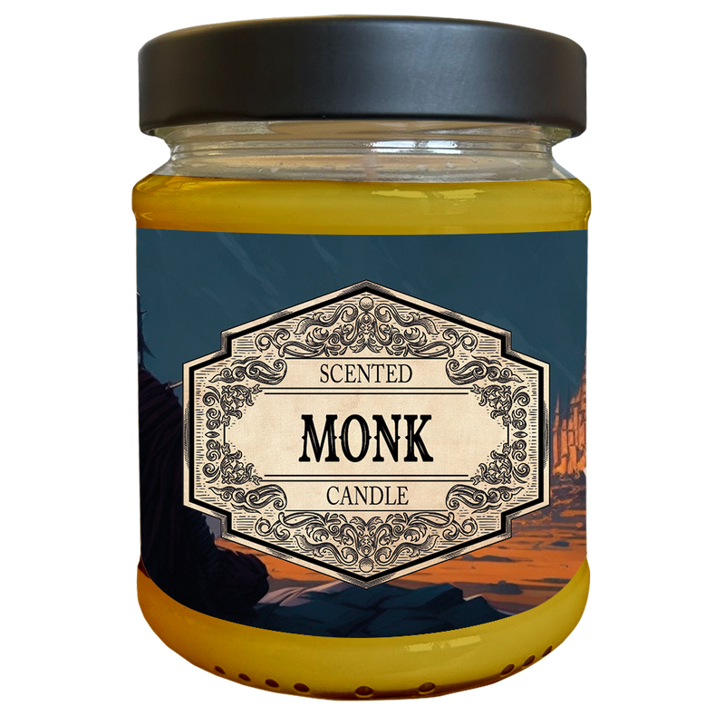 Scented Candle Monk with Surprise Dice (Dice Sets & Games)
