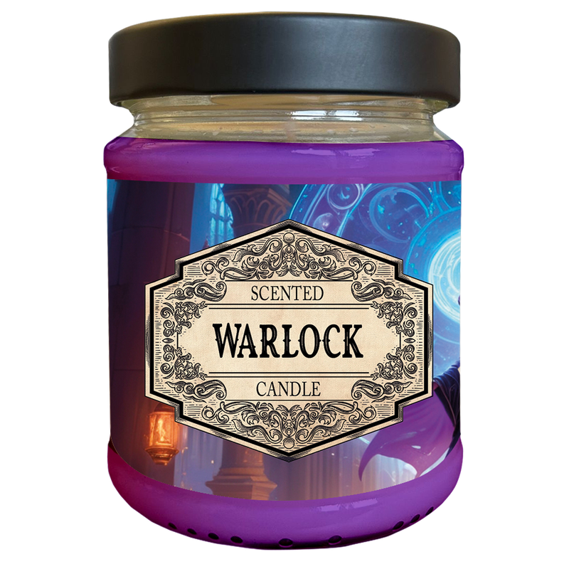 Scented Candle Warlock with Surprise Dice (Dice Sets & Games)