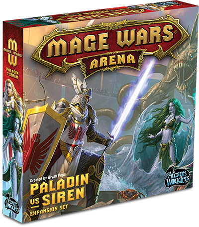 Mage Wars Arena Paladin vs Siren (Board Games)