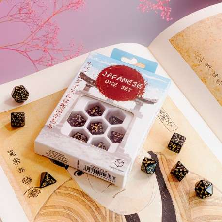 Japanese Dice Set Deep Night Firefly (SKAN03) (Dice Sets & Games)