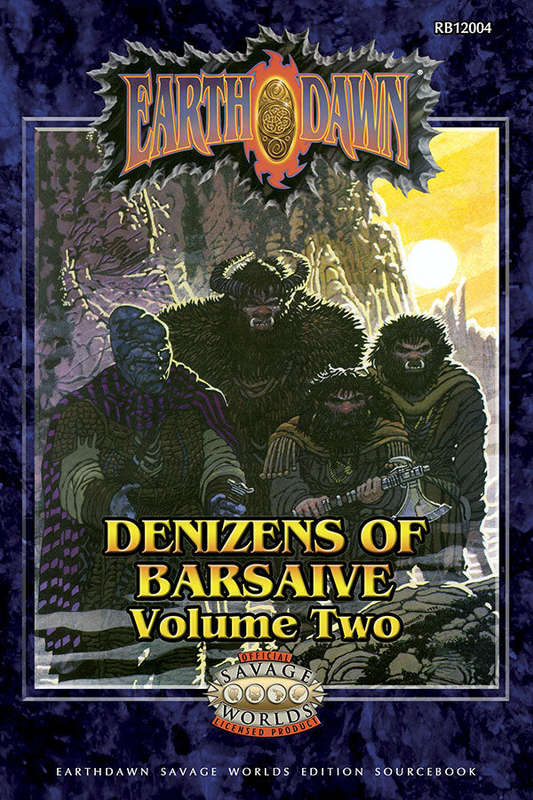 EARTHDAWN DENIZ OF BARS V.2 Savage Worlds (RPGs)