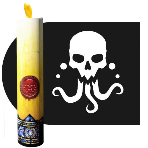 Ritual Candle Dice Tube Brand of Cthulhu (Dice Sets & Games)