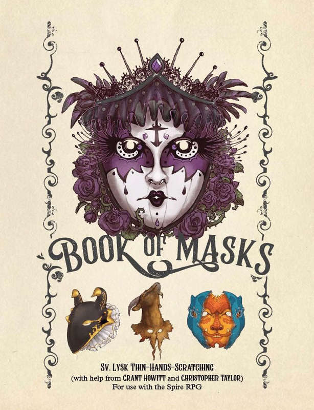 Spire RPG The Book of Masks (10601) (RPGs)