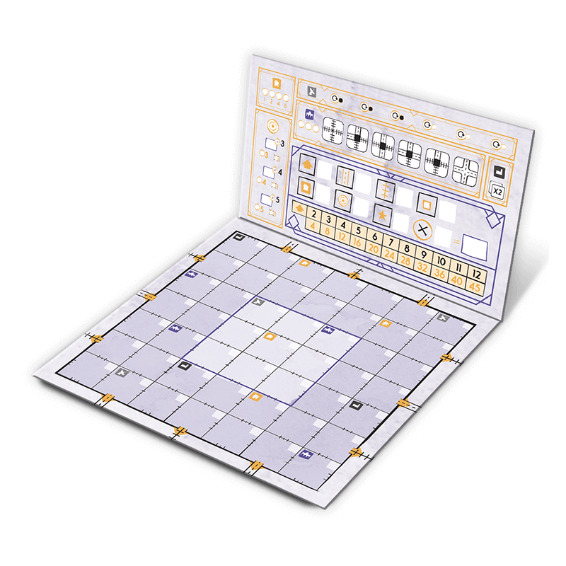 Railroad Ink Challenge Solo Board (Board Games)