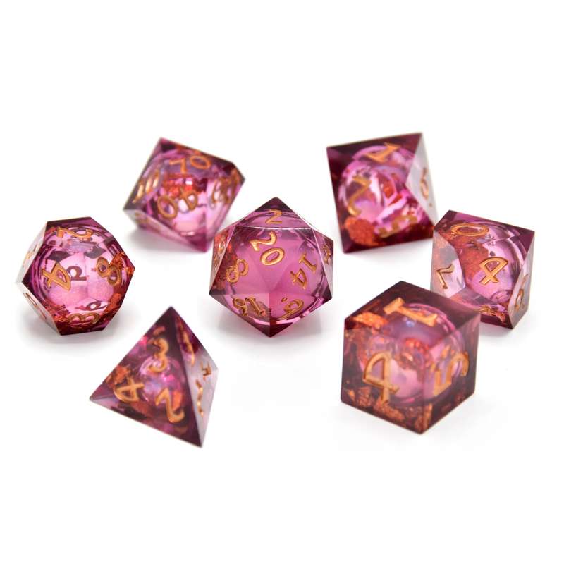 Royal Nebula Liquid Core RPG Dice Set (7) (Dice Sets & Games)