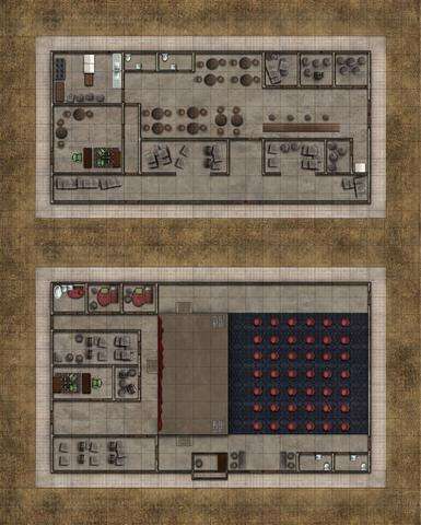 Deadlands NOIR MAP OFFICES/THEATRE (Maps)