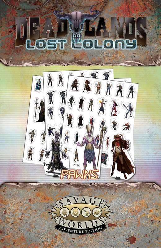 Deadlands Lost Colony Pawns (RPGs)