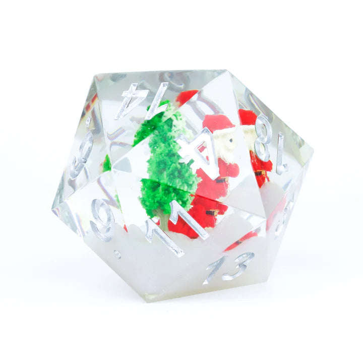 Scenic 54mm D20 Santa (Dice Sets & Games)