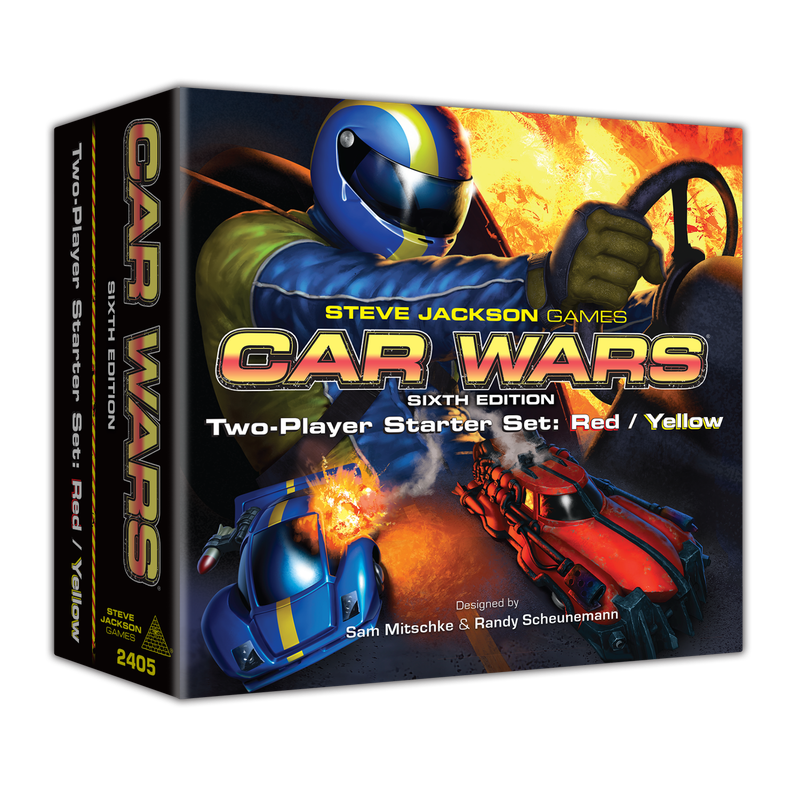 Car Wars Sixth Edition Two-Player Starter Set Orange/Purple (2447) (Board Games)
