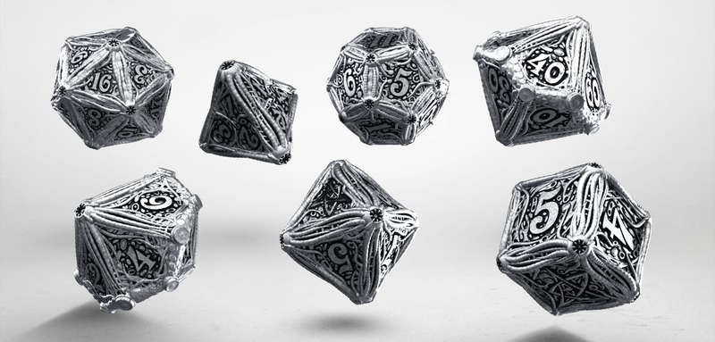 Metal Call of Cthulhu Dice Set (7) (SMCT01) (Dice Sets & Games)