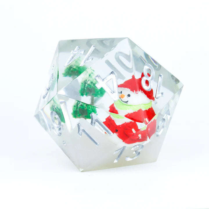 Scenic 54mm D20 Snowman (Dice Sets & Games)
