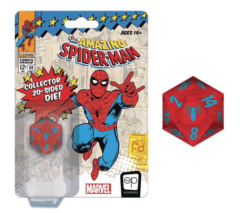 Marvel Spider-Man 36mm 20 Sided Dice (Dice Sets & Games)