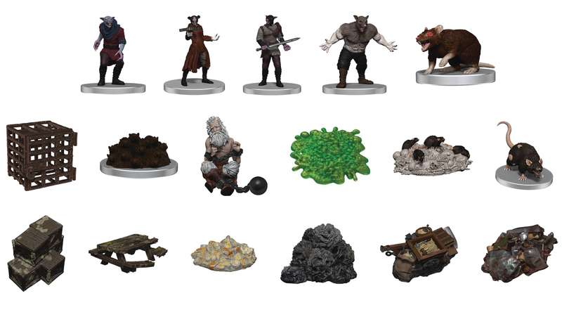 D&D Icons of the Realms Wererat Den Adventure in a Box (Board Games)