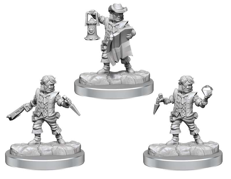 D&D Frameworks W02A Male Halfling Rogue (Board Games)