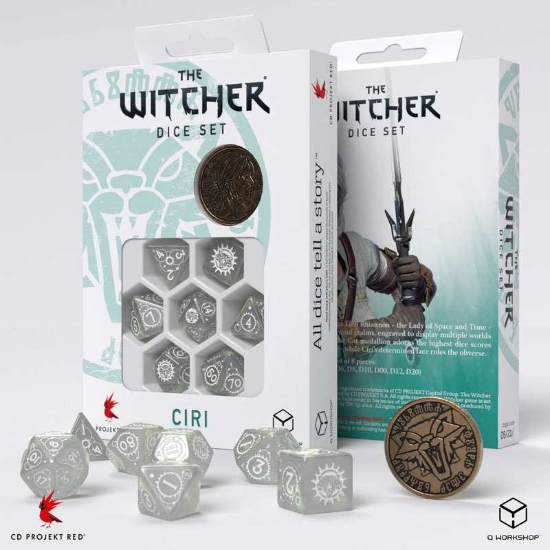 The Witcher Dice Set Ciri The Lady of Space and Time (Dice Sets & Games)