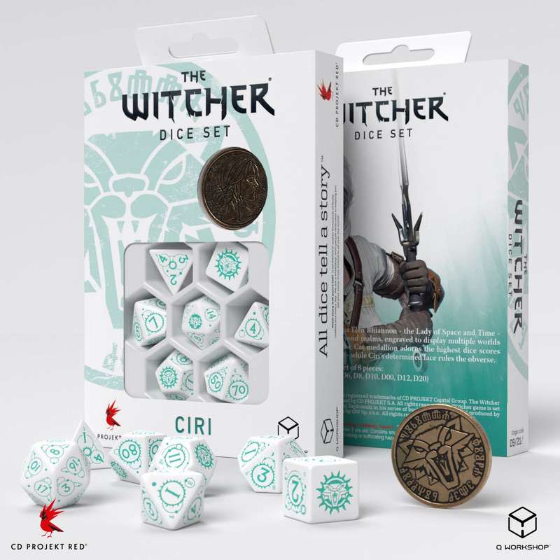 The Witcher Dice Set Ciri The Law of Surprise (Dice Sets & Games)