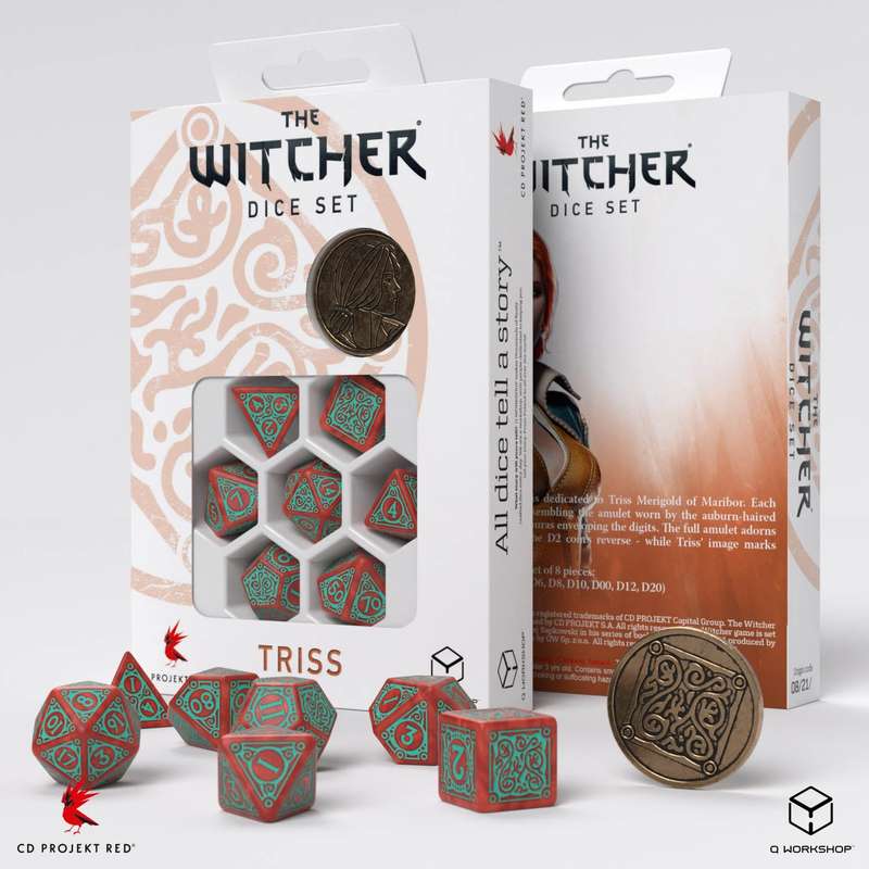 The Witcher Dice Set Triss Merigold the Fearless (Dice Sets & Games)