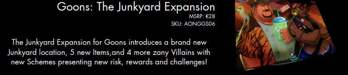 Goons Junkyard Expansion (Board Games)