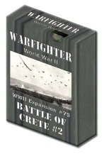 Warfighter WWII Mediterannean Exp 77 Battle of Crete 2 (Board Games)