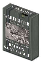 Warfighter WWII Mediterannean Exp 82 Raid on Saint Nazaire (Board Games)