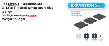 The Level Up 3 Tile Expansion Box (Board & Card Game Accessories)