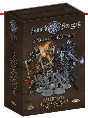 Sword & Sorcery Alternate Hero Pack & Ghost Soul Set (Board Games)