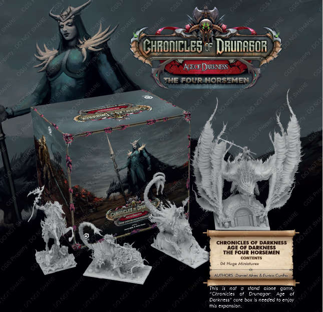Chronicles of Drunagor Age of Darkness Four Horsemen (Board Games)