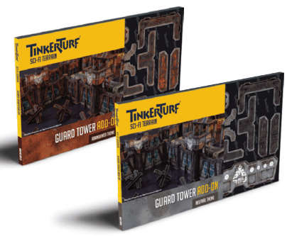 Sci-Fi Guard Tower Add-on - Abandoned Theme (Miniatures)