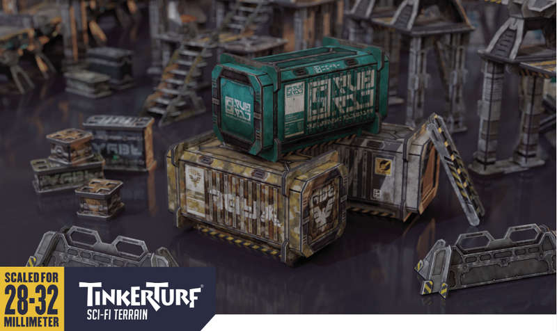Sci-Fi Cargo Containers 2 (Miniatures)
