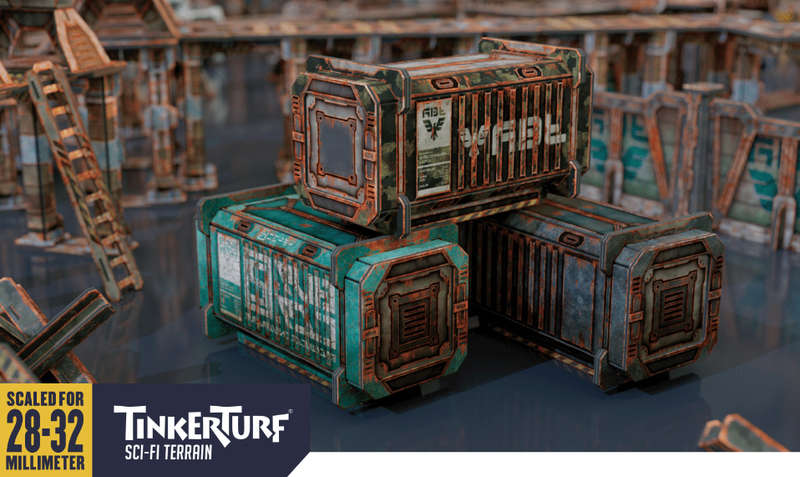 Sci-Fi Cargo Containers 4 (Miniatures)