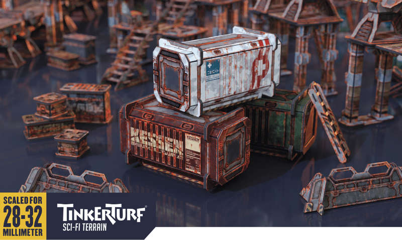 Sci-Fi Cargo Containers 5 (Miniatures)