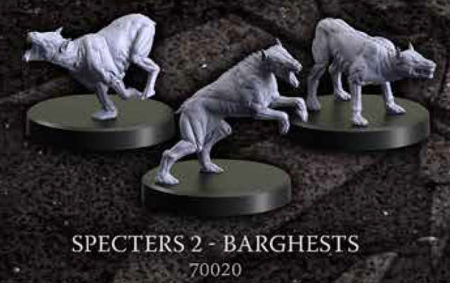 Witcher RPG Specters 2 Barghests (3) (Miniatures)