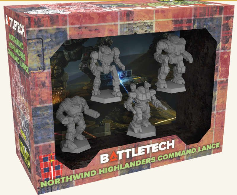 Battletech Northwind Highlanders Command Lance (RPGs)