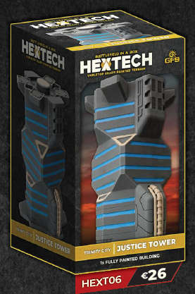 HexTech Trinity City Justice Tower (Board & Card Game Accessories)