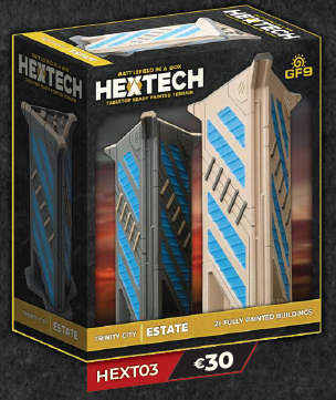 HexTech Trinity City Estate (Board & Card Game Accessories)