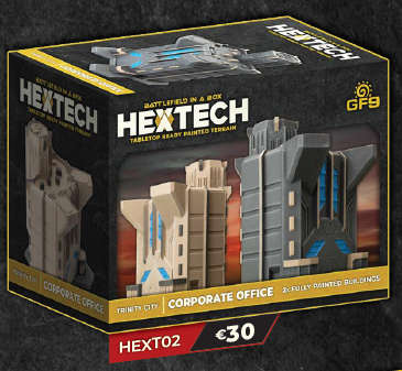 HexTech Trinity City Corporate Office (Board & Card Game Accessories)