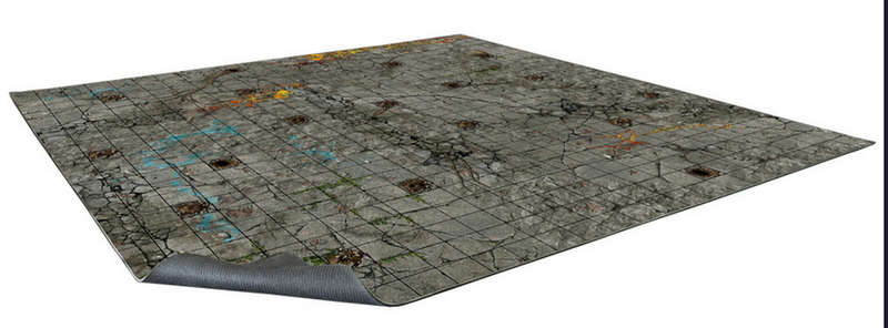 Dungeon Gaming Mat 60x60cm Grid (Gaming Mats)