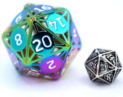 Classic Atomic Dice Giant Hollow Prism 55mm D20 Reprint (Dice Sets & Games)