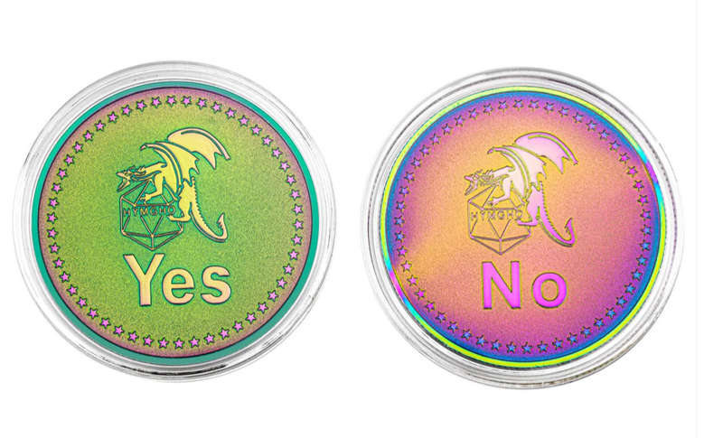 HYMGHO YES/NO Deluxe D2 coin Rainbow (HY00107) (Coins)