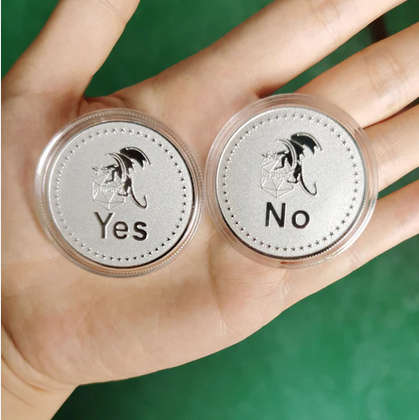 HYMGHO YES/NO Deluxe D2 coin Silver (Coins)
