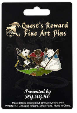 Quests Reward Fine Art Pins Werebears (Board & Card Game Accessories)