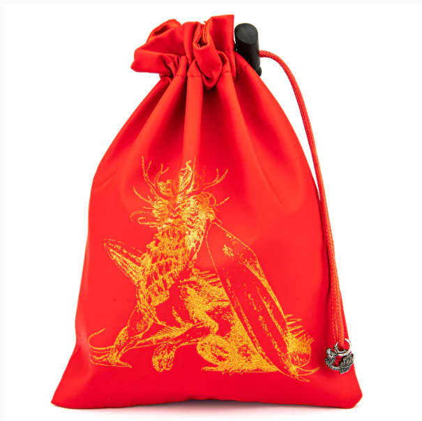 HYMGHO Fine Arts Leather Dice Bag Royal Dragon (Dice Sets & Games)