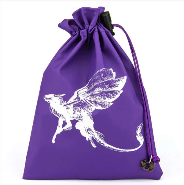 HYMGHO Fine Arts Leather Dice Bag Fairy Dragon (Dice Sets & Games)