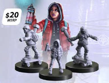 Cyberpunk Red Combat Zone Underfoot Urchins (Miniatures)