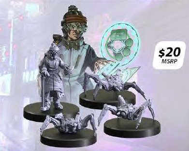 Cyberpunk Red Combat Zone Wall Crawlers (Miniatures)